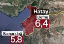 Hatay 2 Büyük Depremle Sallandı