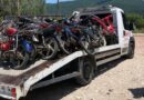Tescilsiz Motosikletler Toplandı