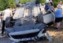 Ters Dönen Araçta Sıkıştı