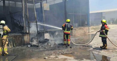 Toptancı Sebze Halinde Korkutan Yangın