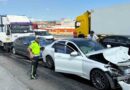 4 Araç Zincirleme Trafik Kazası Yaptı